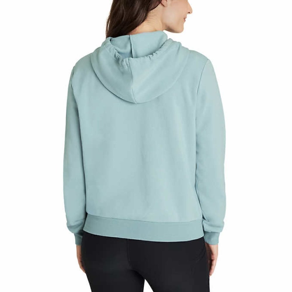 Eddie Bauer® Women's Ocean Blue Active Full Zip Hoodie NWT - Picture 2 of 3